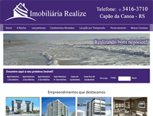 Tablet Screenshot of imobiliariarealize.net